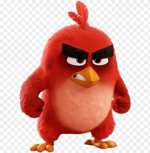 angry status for whatsapp - angry bird red happy ClearCut Background PNG Isolated Subject