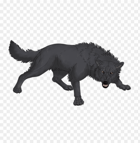 angry wolf PNG objects