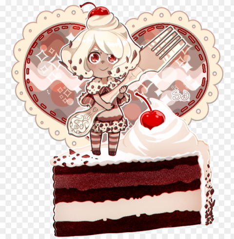 anime chibi - dessert gijinka PNG transparent stock images PNG transparent with Clear Background ID b95b4f81