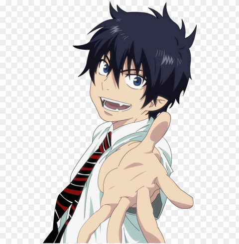 anime demons image anime demons 36690745 648 912 - blue exorcist rin okumura Isolated Illustration with Clear Background PNG