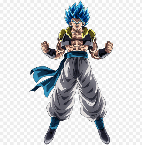 anime dragon ball super dragon ball dragon ball - ssgss gogeta dokkan battle ClearCut PNG Isolated Graphic