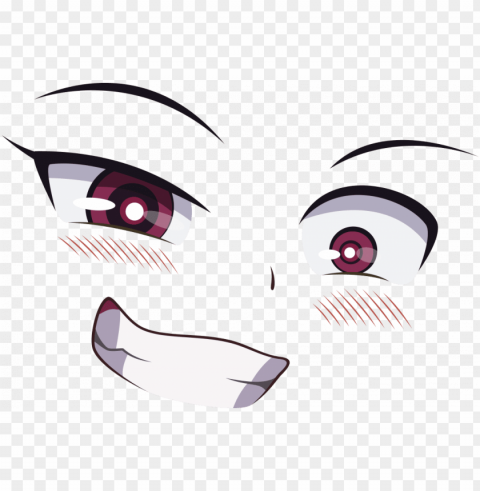 anime eyes and mouth PNG transparent images for websites