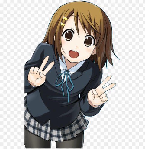 anime girl k-on and kawaii image - k on manga PNG transparent designs for projects