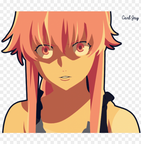 anime girl that will kill you Transparent PNG Isolated Graphic Detail