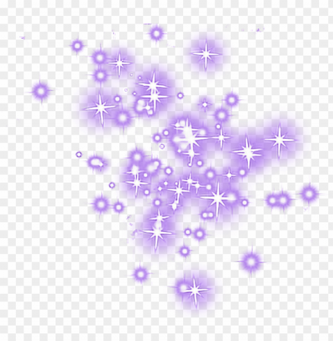 anime sparkles transparent transparent - purple sparkles transparent Clear Background PNG Isolated Design