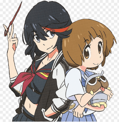 anime kill la kill Transparent PNG Isolated Element with Clarity