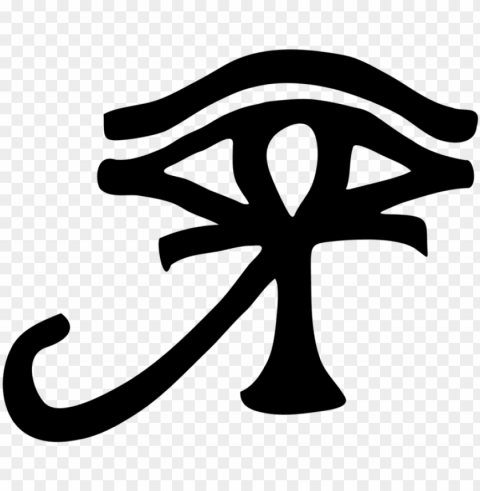 ankh and eye of horus PNG with clear overlay PNG transparent with Clear Background ID 7372768e