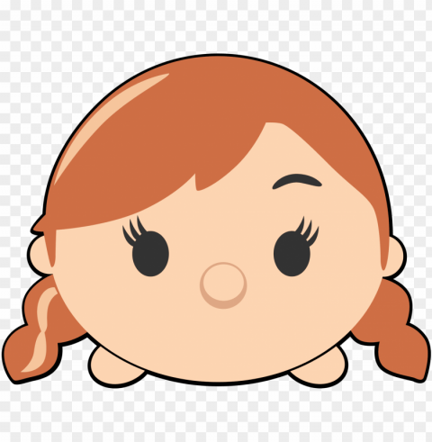 anna frozen tsum tsum Isolated Item with HighResolution Transparent PNG