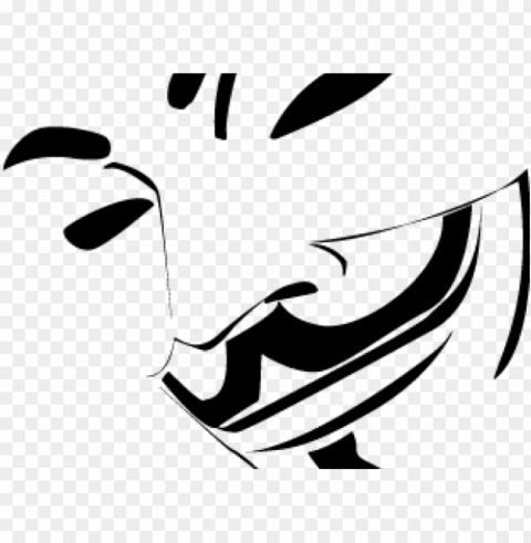 anonymous clipart vendetta mask - hacker mask PNG image with no background