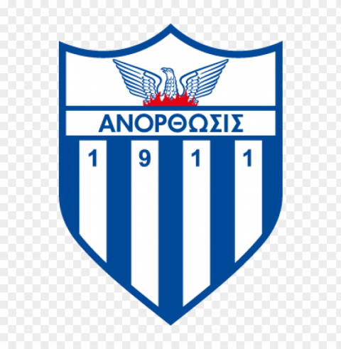 anorthosis fc vector logo Clean Background Isolated PNG Character