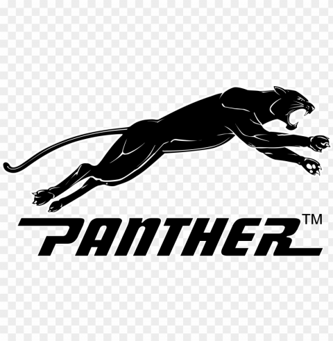 anther logo transparent - panther vector PNG Graphic with Clear Background Isolation