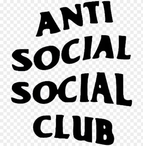 anti social antisocialsocialclub club sticker remixit - anti social social club logo PNG transparent photos assortment