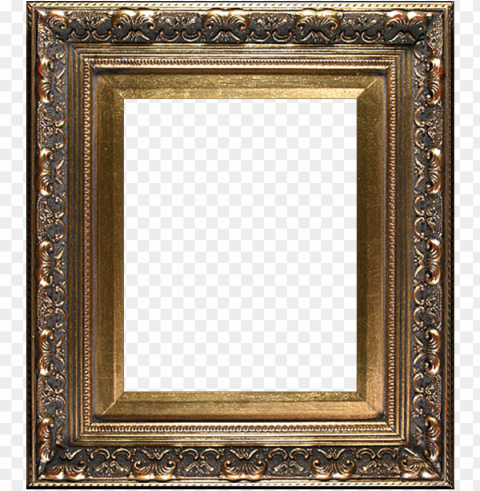 antique gold frame Isolated Subject in Transparent PNG Format PNG transparent with Clear Background ID 4f70055d