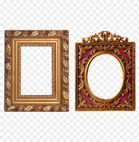 antique gold frame PNG design elements PNG transparent with Clear Background ID 957c1854