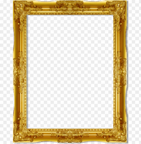 antique gold frame vintage vintage - victorian picture frame Isolated Graphic on HighQuality Transparent PNG