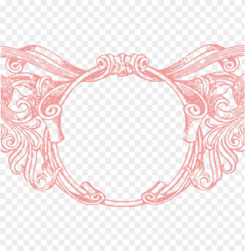 antique vector decorative ornament - frame vintage clipart border Isolated Item on Clear Transparent PNG