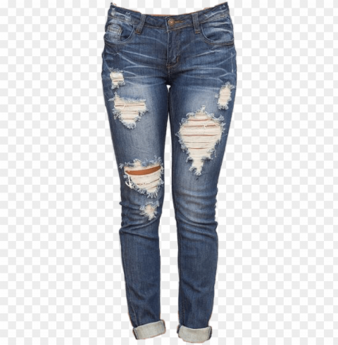 ants jeans trousers ripped clothes - jeans Isolated PNG Image with Transparent Background