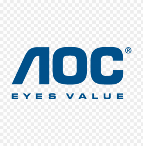 aoc monitors vector logo download free Transparent PNG Artwork with Isolated Subject