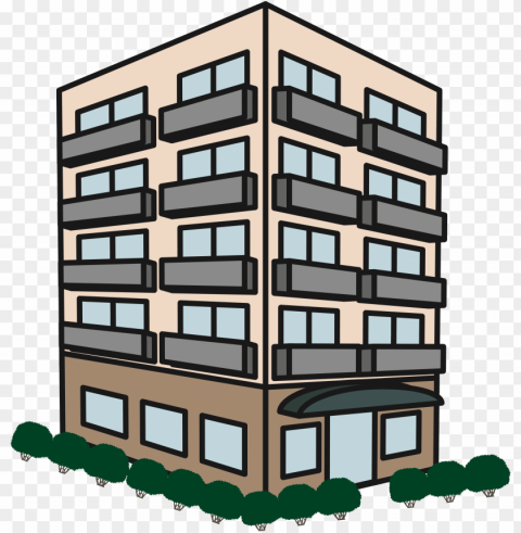apartment High Resolution PNG Isolated Illustration