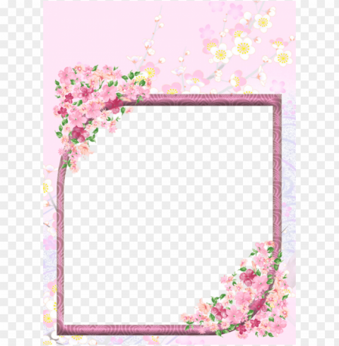 paper with flower borders and frames picture Transparent PNG pictures archive