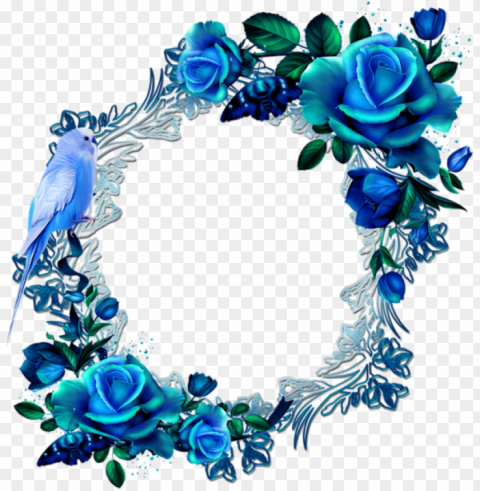 aper frames blue flowers flower art floral prints - rose flowers corner PNG transparent designs