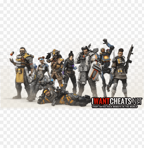 apex legends characters - apex legends Isolated Character on Transparent PNG