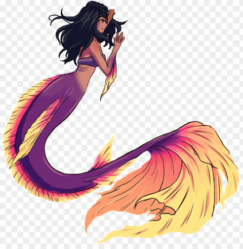 aphmaumt digital by - aphmau fan art mermaid tails Clear background PNG clip arts