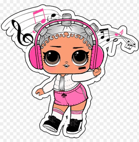 aplique para tubete lol surprise aplique lol surprise - doll lol surprise drawi Transparent PNG Isolated Illustrative Element PNG transparent with Clear Background ID b4370e25