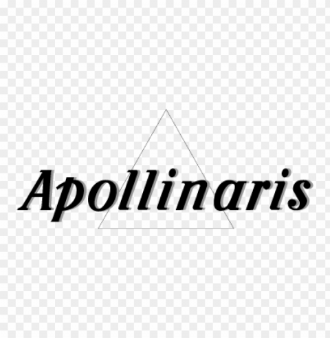 apollinaris black vector logo PNG graphics with alpha transparency broad collection