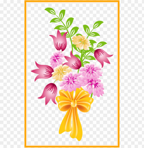 appealing happy birthday flower bouquet royalty vectors - flower bouquet clipart ClearCut Background PNG Isolated Item