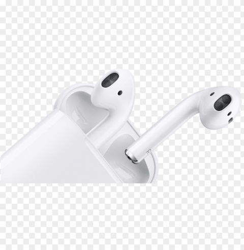 apple airpods with case - buddybank airpods Clean Background Isolated PNG Graphic