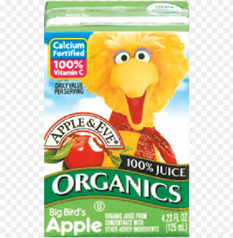 apple and eve apple juice big bird PNG high resolution free