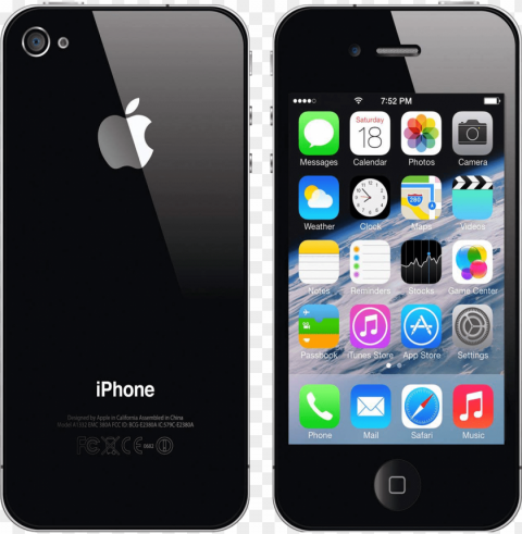 Apple Iphone 4s 16gb Free PNG Images With Alpha Transparency