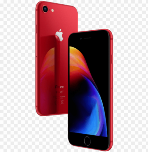 apple iphone 8 64gb red mrrm2rma - iphone 8 plus red PNG with clear overlay