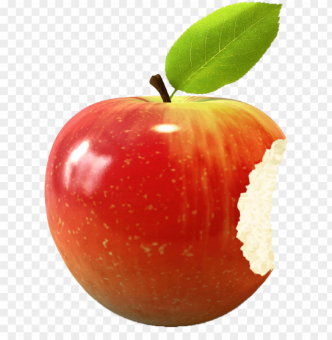 apple photo - snow white apple bite PNG Graphic Isolated on Transparent Background
