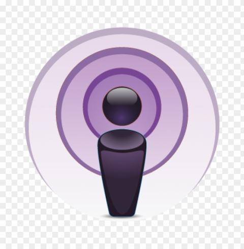 apple podcast vector logo free download Clean Background PNG Isolated Art