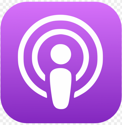 Apple Podcasts Logo Icon Clear Background PNG Images Bulk