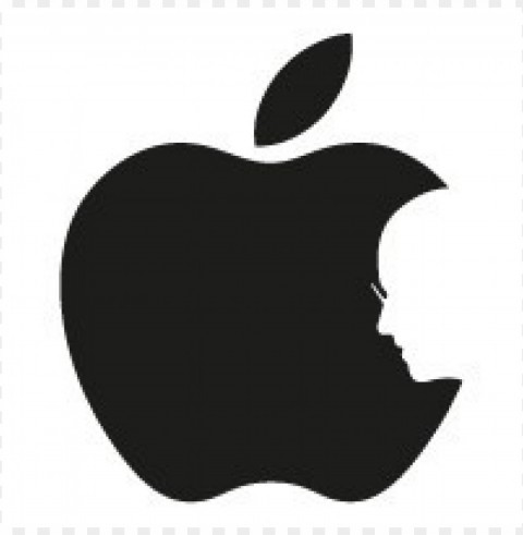 apple tribute to steve jobs logo vector download free PNG graphics with clear alpha channel broad selection