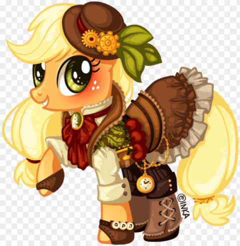 Applejack - Mlp Steampunk Applejack Free PNG Images With Alpha Channel Compilation