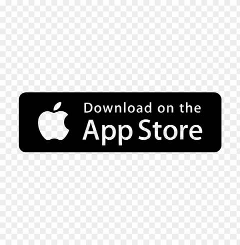 appstore button Isolated Element with Transparent PNG Background