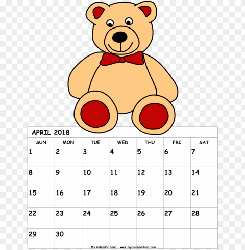 april 2018 calendar - kids july 2018 calendar PNG graphics with alpha transparency broad collection