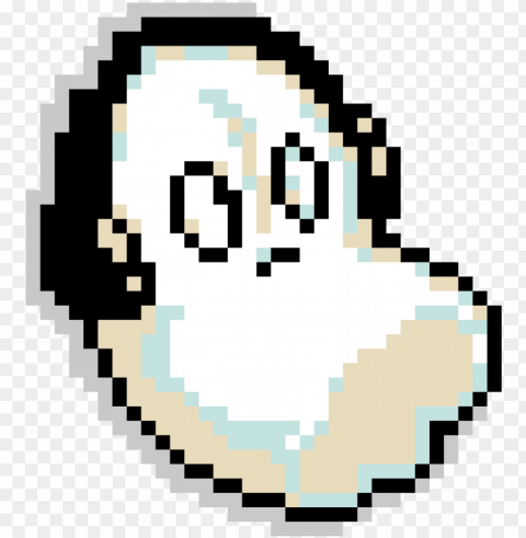 apstablook - undertale napstablook pixel art Isolated Object with Transparency in PNG