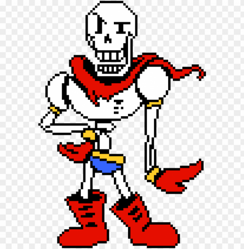 apyrus sprite - awsome - pacman - undertale papyrus sprite PNG clipart