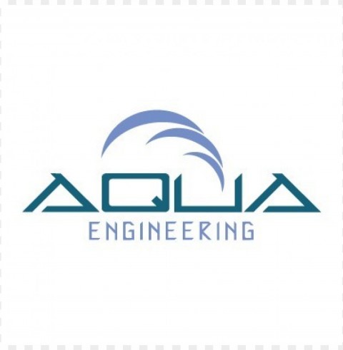 aqua engineering logo vector PNG images with clear alpha channel