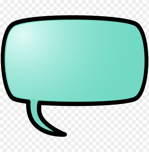 aqua speech bubble chat message cartoon comic HighQuality Transparent PNG Isolated Art