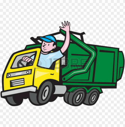 arbage - cartoon garbage truck PNG images without BG