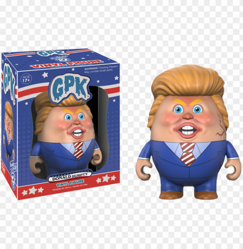 arbage - funko pop donald trum Isolated Item on HighQuality PNG