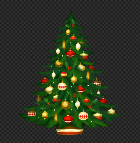 arbol de navidad animado PNG format
