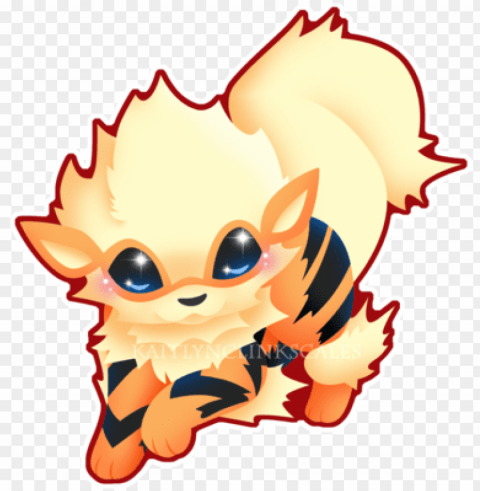 arcanine v2 by kaitlynclinkscales - pokemon arcanine cute Transparent PNG images bundle