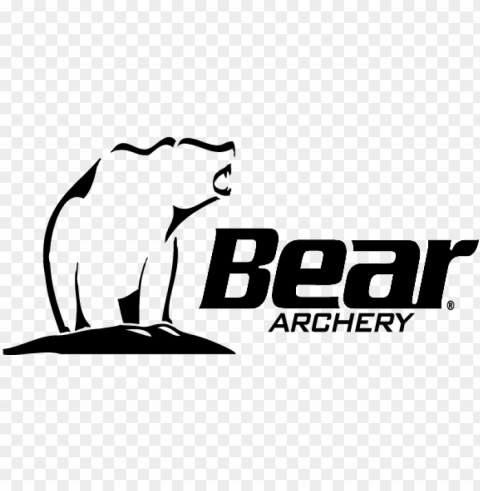 archery clipart traditional archery - bear archery logo PNG without watermark free
